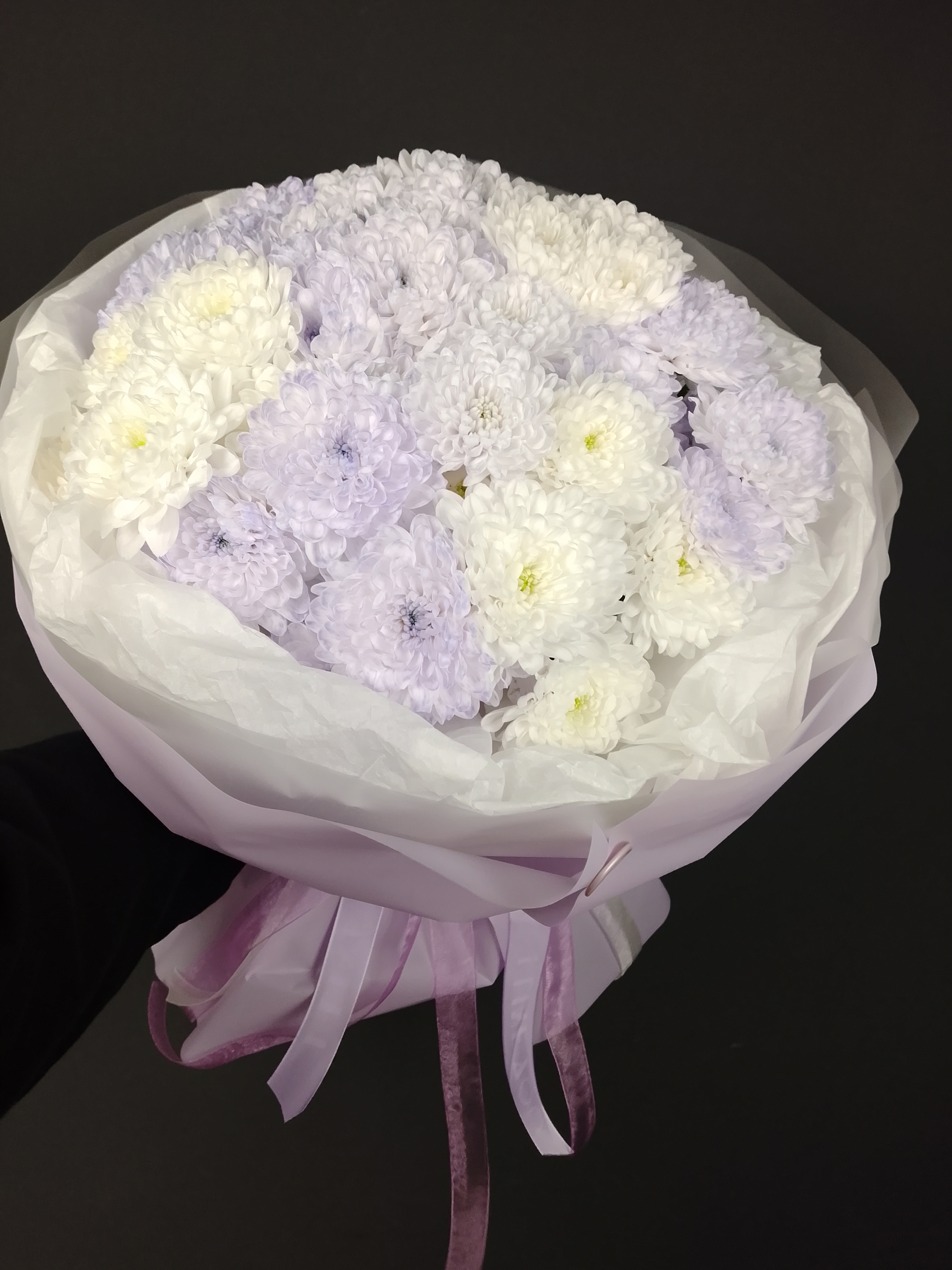 Моно букет из хризантем