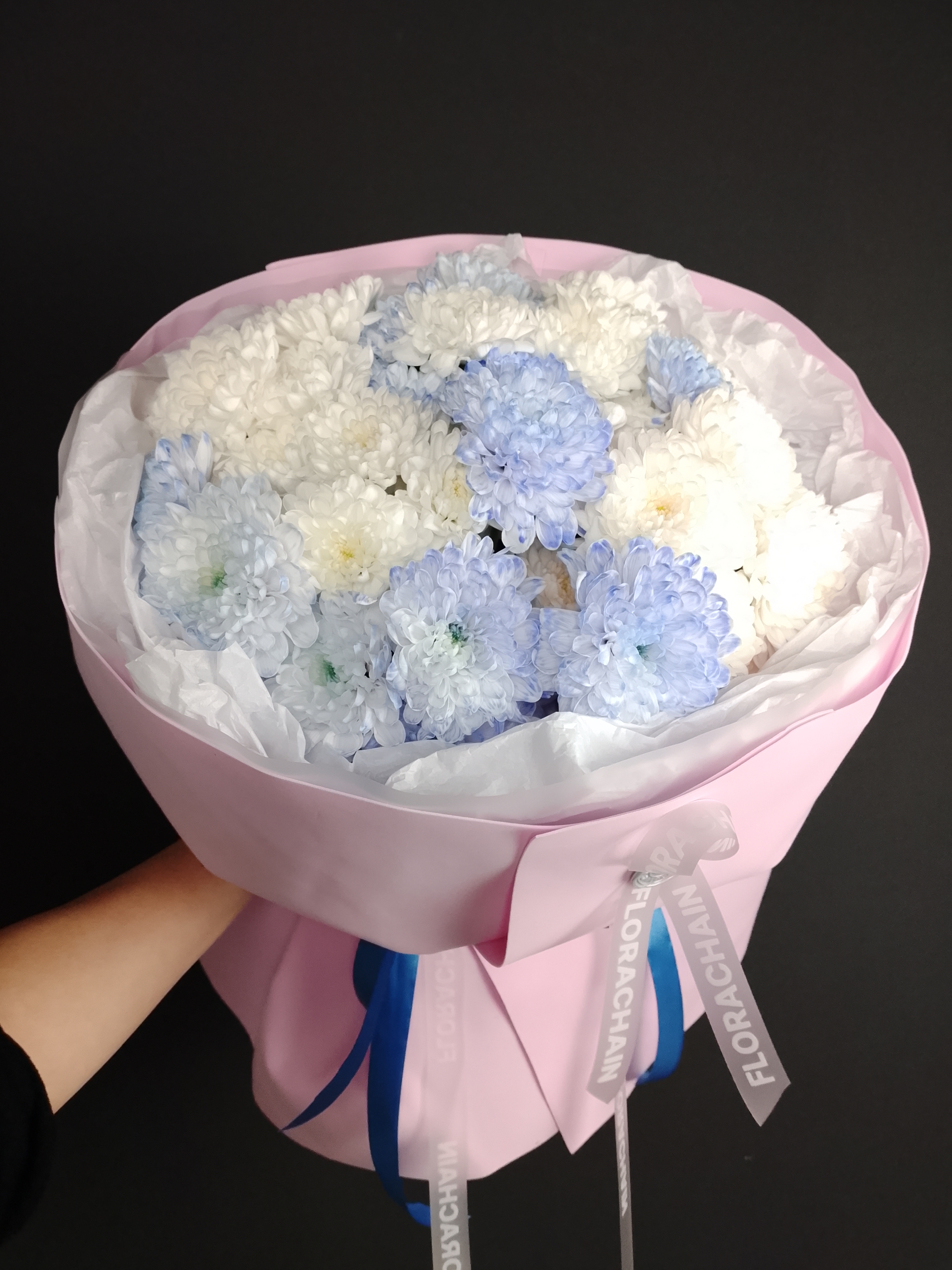 Букет из хризантем. Тест