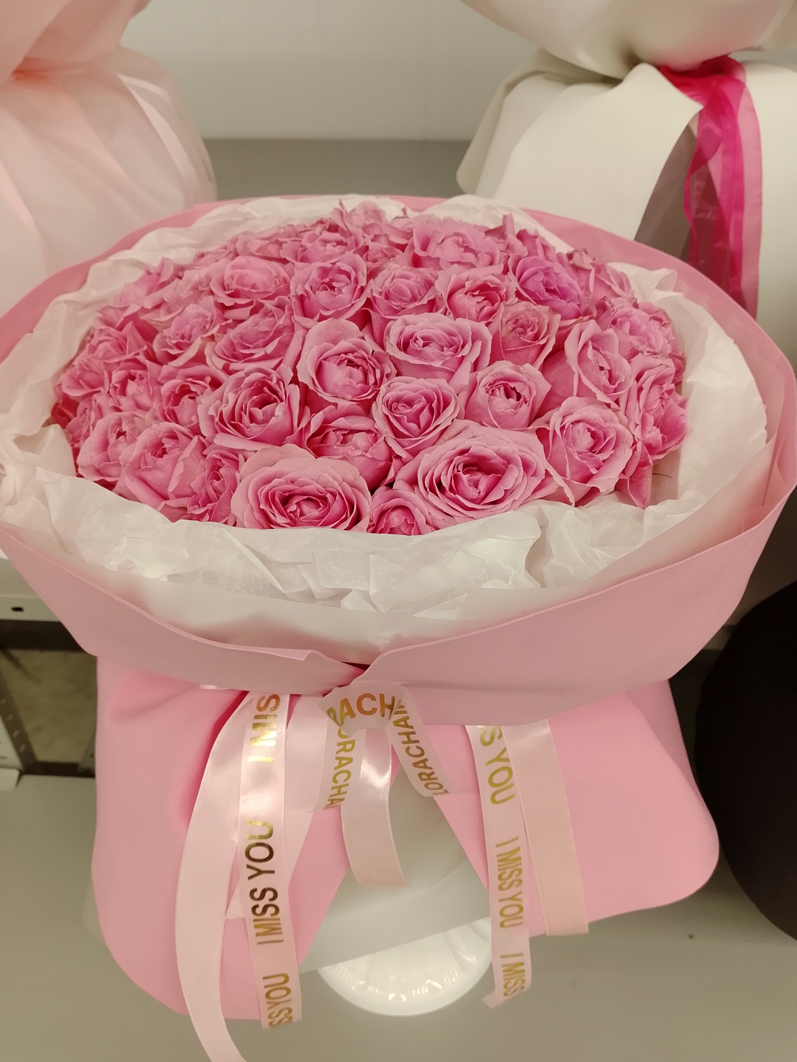 Букет из 51 розы кения