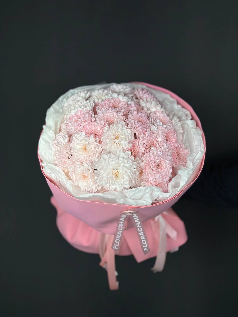 Моно букет из хризантем